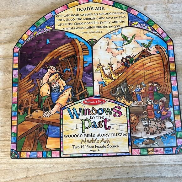 Melissa and Doug wooden puzzle set NEW - Picture 2 of 7